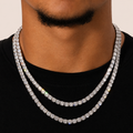 5mm Tennis Chain - 14k White Gold - VVS1