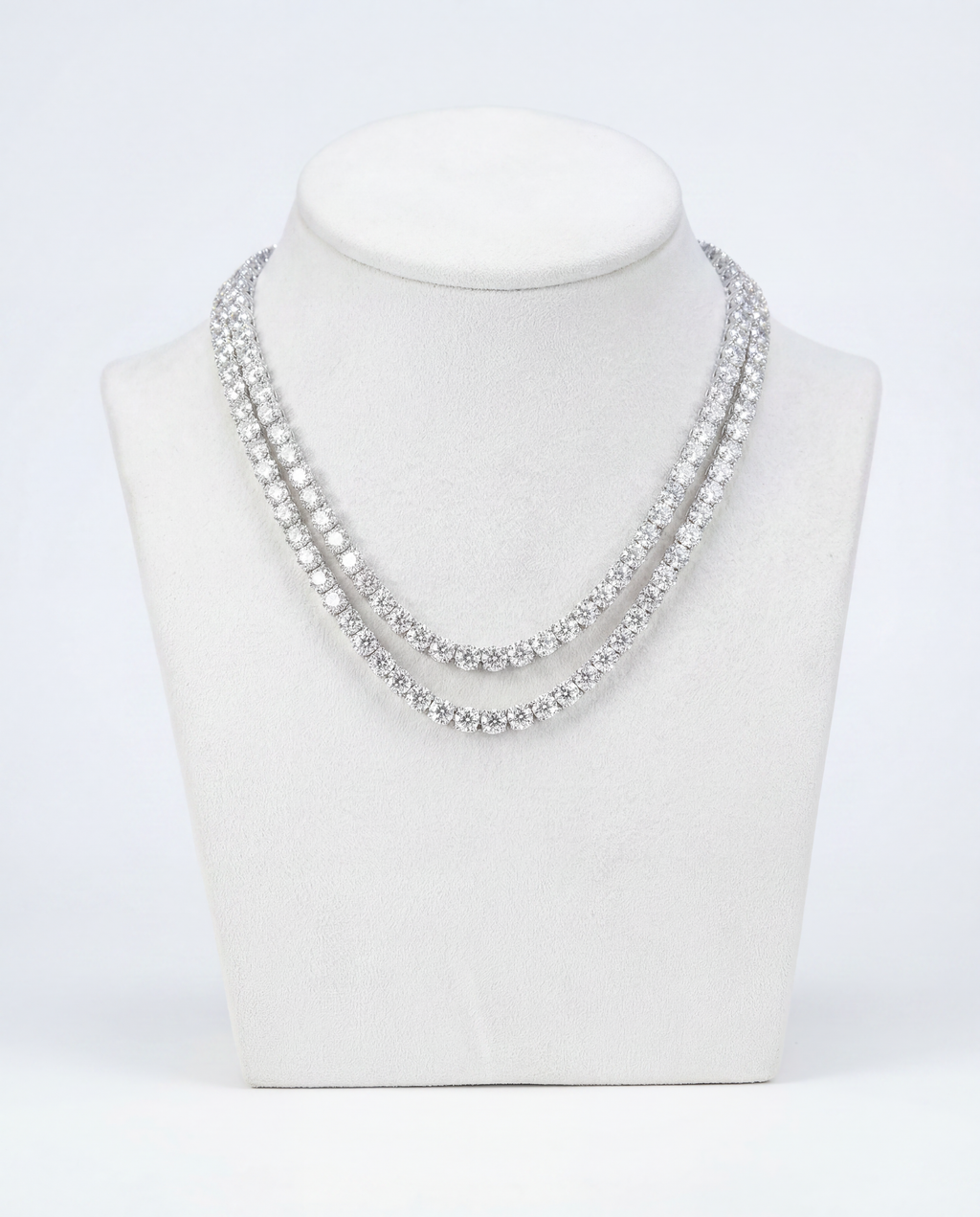 5mm Tennis Chain - 14k White Gold - VVS1