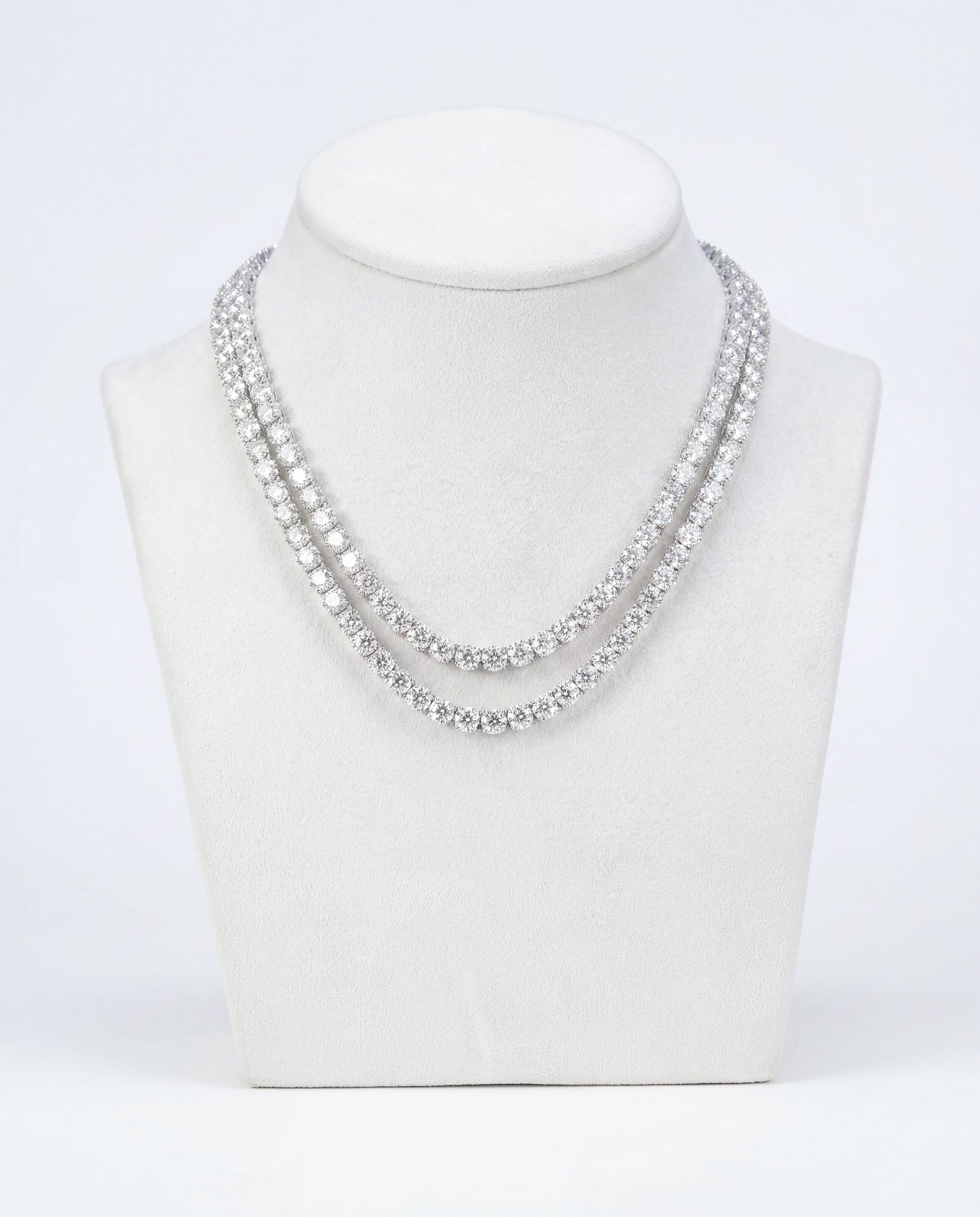 5mm Tennis Chain - 14k White Gold - VVS1